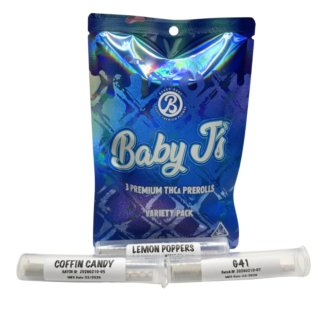 Variety Bag of Pre-Rolls: Coffin Candy, Lemon Poppers, G41 - Image 3